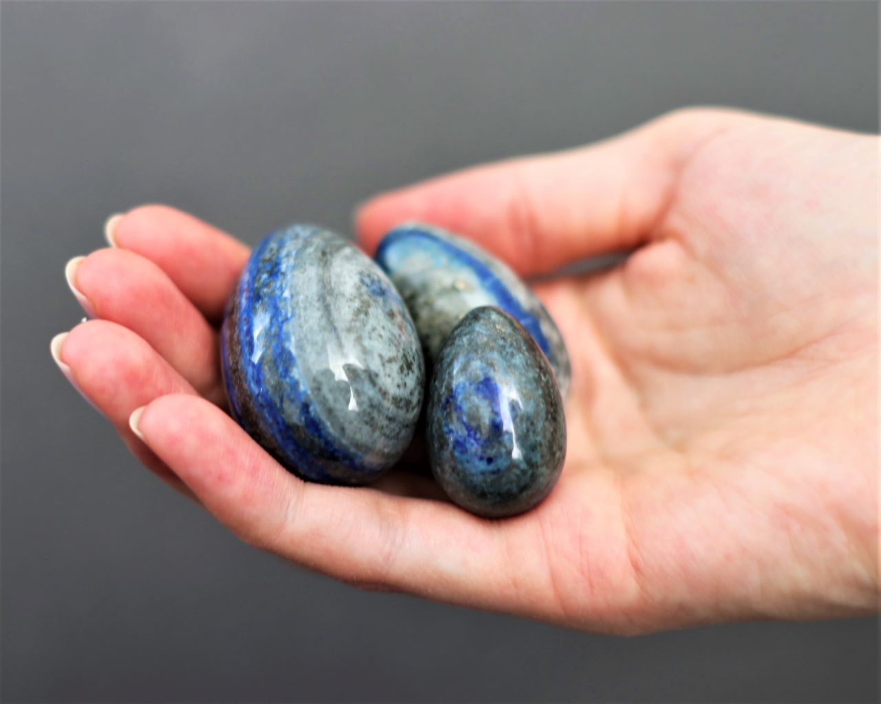 Yoni vajíčko Indigo Star Set